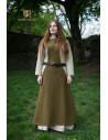 Túnica Medieval Mujer Albrun en Lana Verde