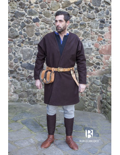 Túnica Medieval Loki marrón manga larga 2