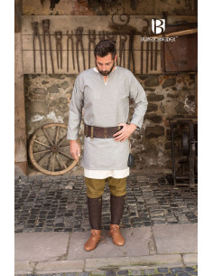 Túnica medieval Lodin, gris 2