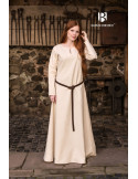 Túnica Medieval Crema Manga Larga