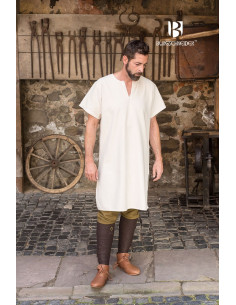 Snorri middeleeuwse tuniek, crème 2