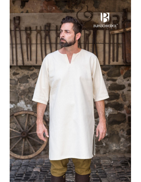 Lofar middelaldertunika, creme