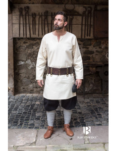 Túnica Medieval Leif, crudo 2