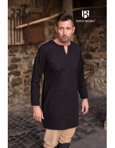 Middelalder Tunika Leif, sort 2