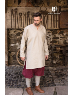 Mittelalterliche Tunika Leif, creme
