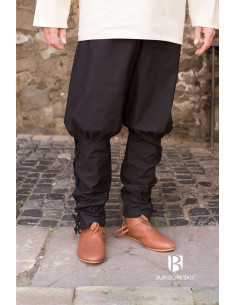 Pantalones medievales Wigbold, negros