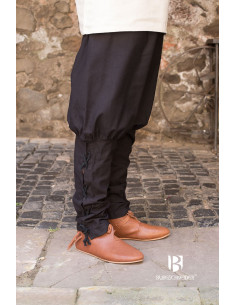 Pantalones medievales Wigbold, negros 2