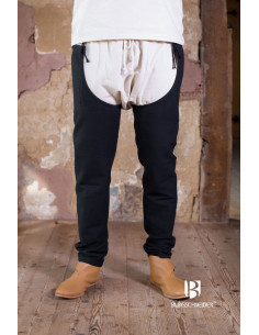 Pantalones medievales Brandolf, negro
