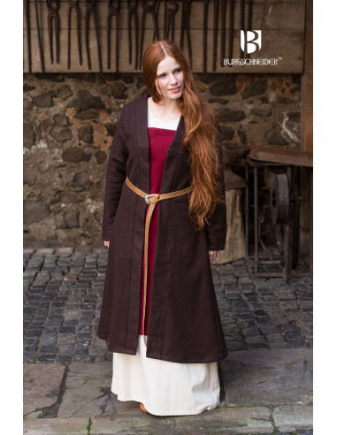 Brial Medieval Aslaug Marrón en Lana