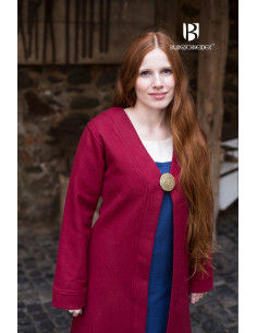Rode middeleeuwse Aslaug Brial in wol