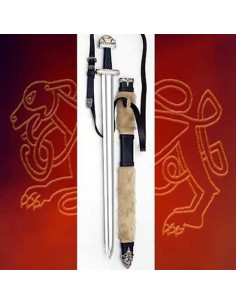 Viking King Sword met schede (96 cm)