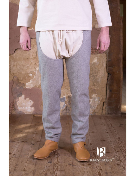 Bernulf wollen poten, grijs