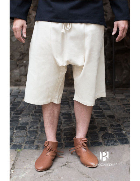 Gisbert middeleeuwse rijbroek, creme