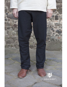 Pantalones medievales Ragnar, negro