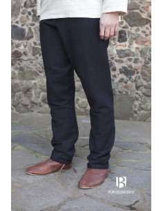 Pantalones medievales Ragnar, negro