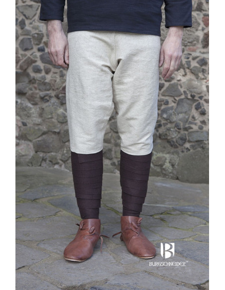 Pantalones medievales Ragnar, crema