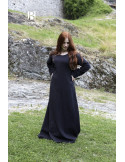 Túnica medieval Freya, negro