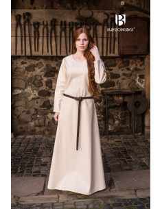 Túnica medieval Freya, crema