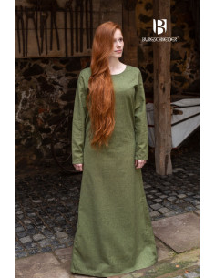 Middeleeuwse tuniek Freya, groen 2