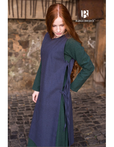Wappenrock Mittelalterliche Frau Haithabu Blau
