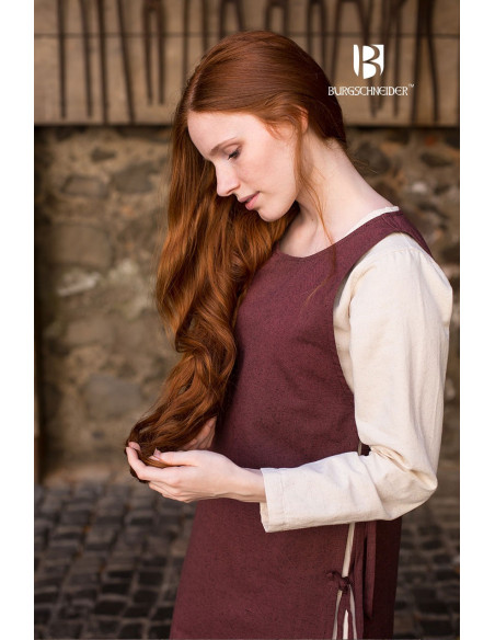 Sobrevesta Medieval Mujer Haithabu Marrón