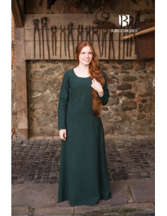 Freya middelaldertunika, mørkegrøn 2