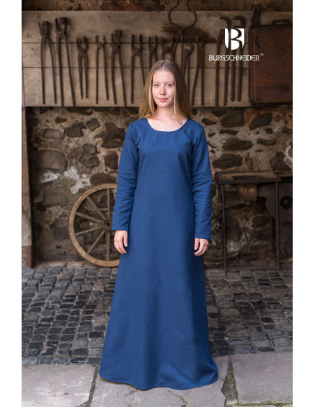 Freya middeleeuwse tuniek, blauw