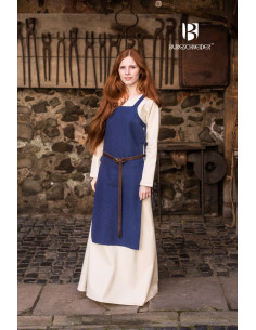 Gyda-Wappenrock aus blauer Baumwolle