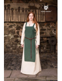 Gyda groene katoenen overjas