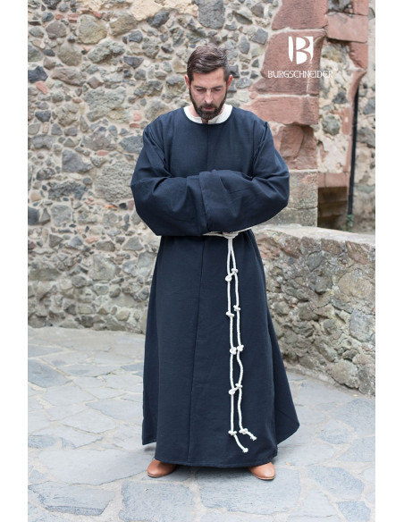 Traje de Monje medieval Benediktus, negro