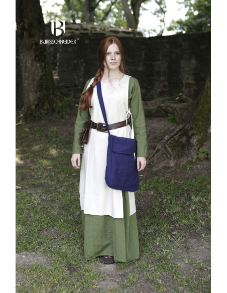 Bolso medieval Ehwaz, cierre cuerno Bolso medieval Ehwaz, cierre cuerno