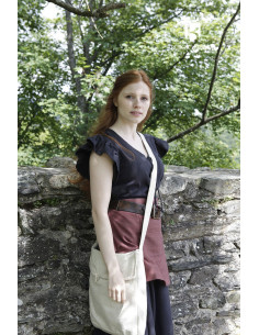 Bolso medieval Ehwaz, cierre cuerno 2