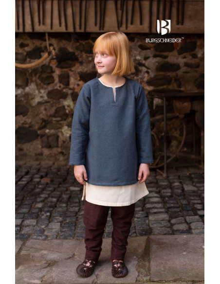 Túnica medieval para niños, Eriksson gris
