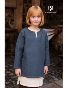 Túnica medieval para niños, Eriksson gris 2