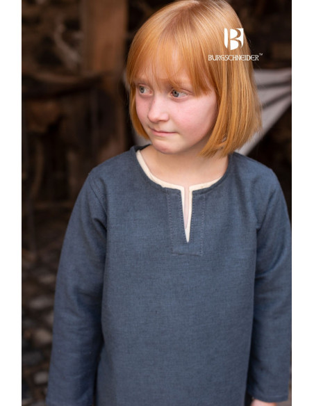 Túnica medieval para niños, Eriksson gris