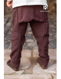 Pantalón medieval niño Ragnarsson marrón