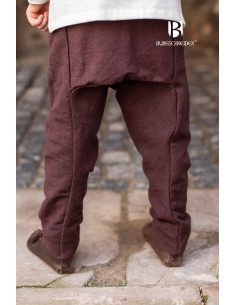 Middelalderbarn Ragnarsson brune bukser
