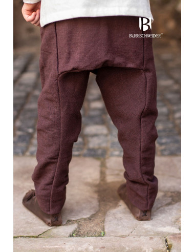 Pantalón medieval niño Ragnarsson marrón