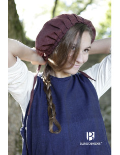 Middeleeuwse baret vrouw