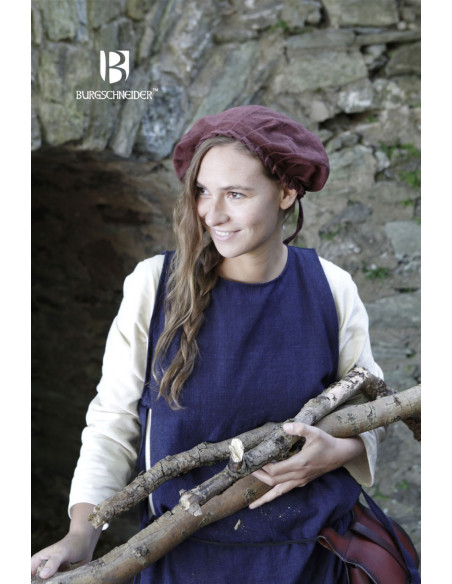 middeleeuwse baret vrouw