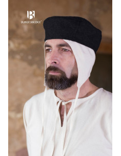 Gorro medieval Hugo, gris