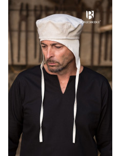 Gorro medieval Hugo, crema 2