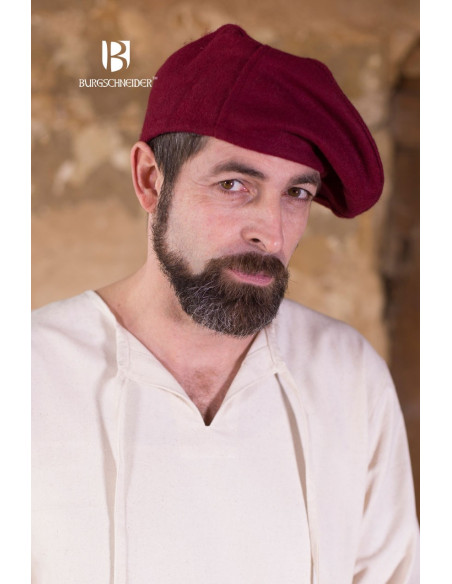 Gorro renacentista Harald, Rojo