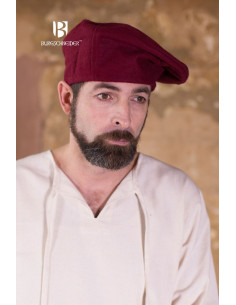 Gorro renacentista Harald, Rojo 2