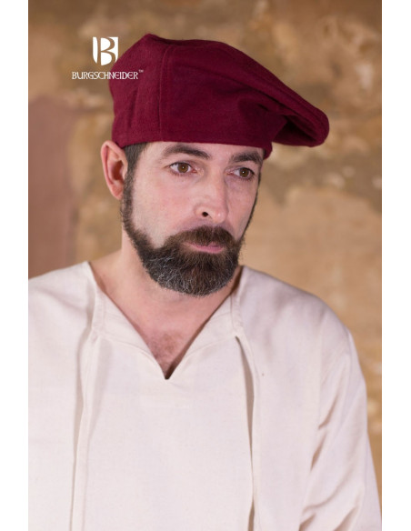 Gorro renacentista Harald, Rojo