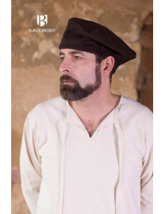 Gorro renacentista Harald, marrón 2