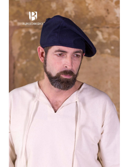 Gorro renacentista Harald, azul
