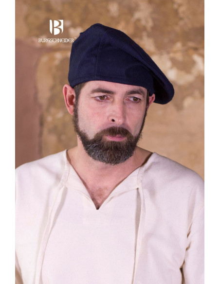 Gorro renacentista Harald, azul