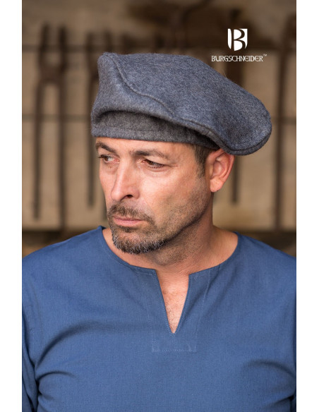 Gorro renacentista Harald, gris