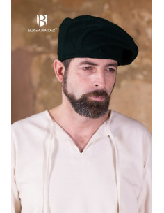 Gorro renacentista Harald, negro